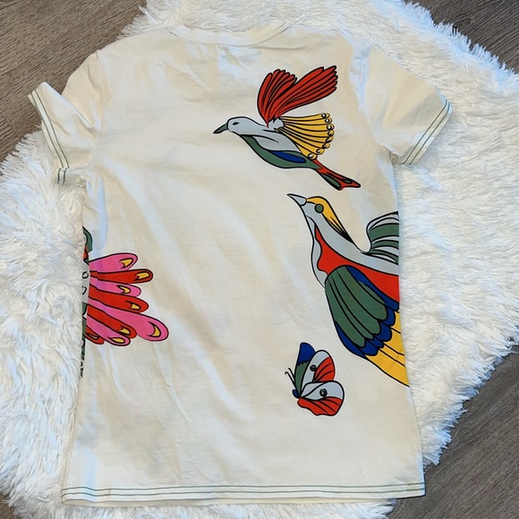 VERY RARE ✨Tory Burch Promised Land Bird T shirt - size XS - Picture 5 of 6